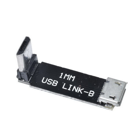 JHEMCU USB Link-B 90 Degree L Type Right Angle Micro USB Adapter Board